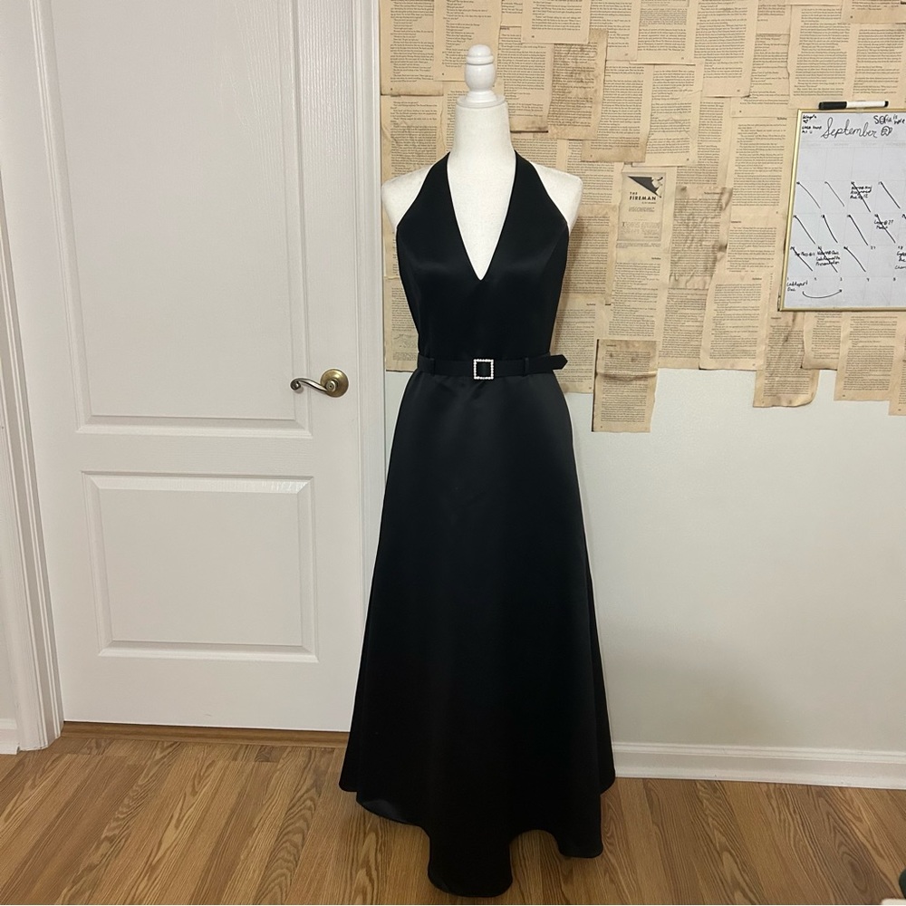 Scott McClintock Floor Length Black Gown